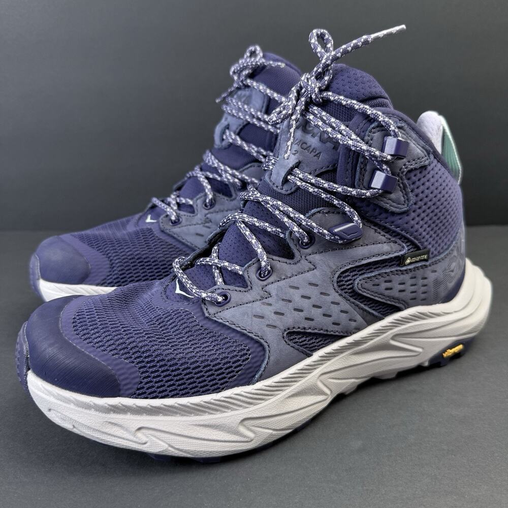 HOKA Anacapa 2 Mid GTX Women’s 8 Sky Opal Hiking Boots Waterproof